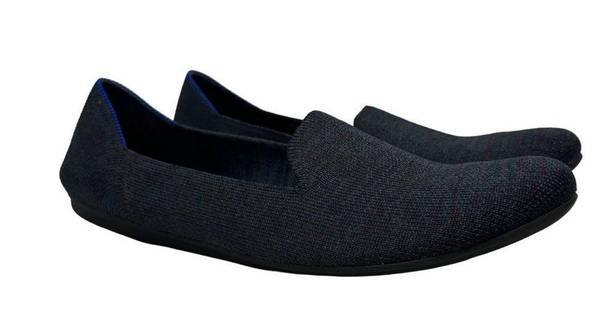 Rothy's Rothy’s The Loafer in Navy Heather Blue Slip-on Flat Rounded Toe Womens Size 9