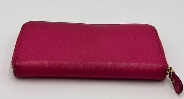 Salvatore Ferragamo  Gancini continental wallet Fuchsia Pink