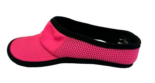 Nike  Featherweight Barbiecore Hot Pink with Black Trim Preppy Activewear Visor