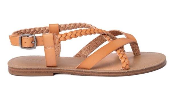 MIA NEW  VAEDA STRAPPY SANDAL IN NUD-PONROS