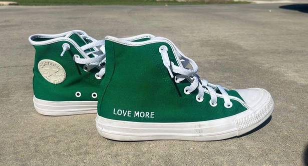 Converse Hightop Green Size 7.5