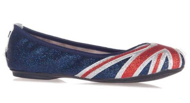 JACK Union  foldable flats shimmer brit