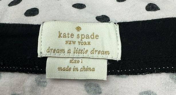 Kate Spade  New York Dream A Little Dream Long Sleeve pink polka dot Sleep Shirt