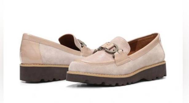 Donald Pliner  Clio Slip-on Chunky Loafer Calf Suede Blush Size 12 NEW (Sold Out)