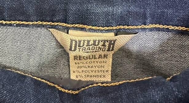 Duluth Trading  Women's Jean-Netics Pull-On Skinny Jeans Size 8