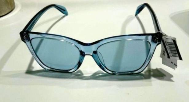 Alexander McQueen 54mm Square Sunglasses light blue