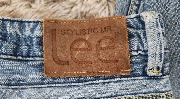 Lee Stylistic Mr  Vintage Y2K Light Wash Straight Leg Jeans Rare Size 28