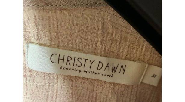 Christy Dawn  Jessa Dress in Oat Stripe women's size medium NEW NWT