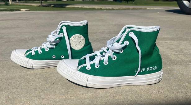 Converse Hightop Green Size 7.5