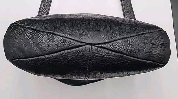 Charter Club  Classics Womens Black Leather Bucket Purse Shoulder Bag