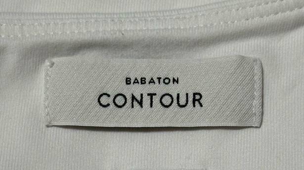 Babaton Aritzia  Women’s Size XS White Contour One-Shoulder Cami Bodysuit