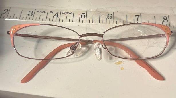 Oscar de la Renta  vintage pink rhinestone frames only RARE