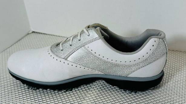 FootJoy  eMerge Womens White/Silver Soft Spike Golf Shoe Womens 9.5 93902