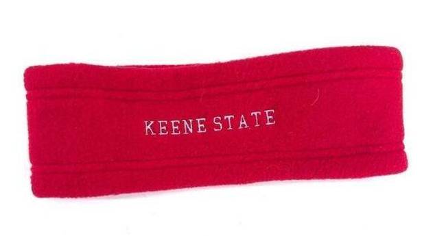 Black Diamond  Keene State College red Fleece Headband Winter hat New Hampshire