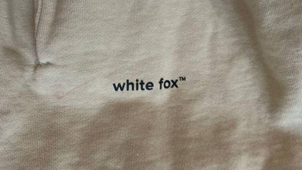 White Fox Sweatpants Size L