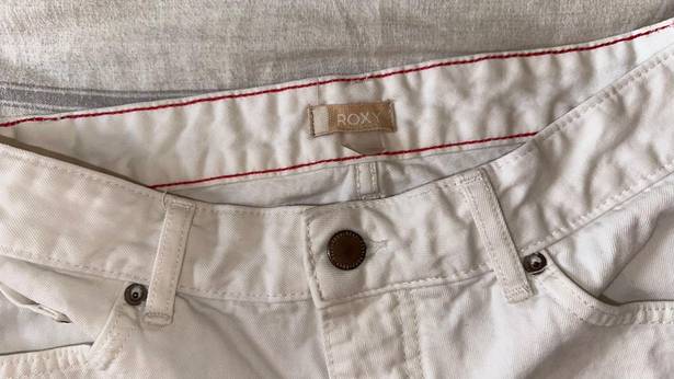 Roxy White Jean Shorts