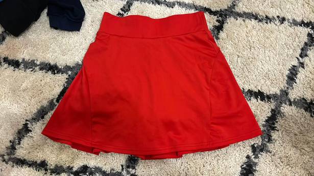 Amazon Red Tennis Skirt