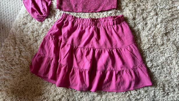 Le lis Pink Matching Set - Skirt And Top