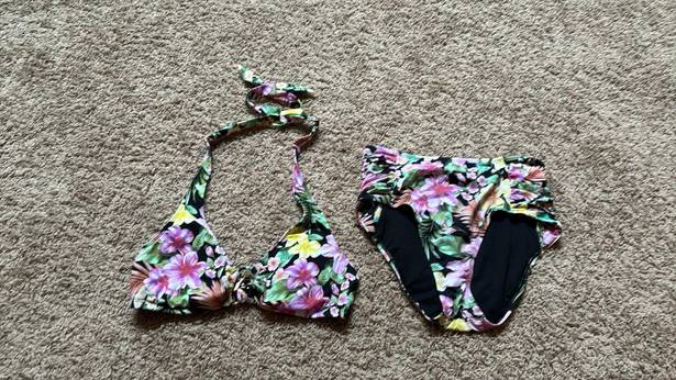 Dillard's Floral Bathing Suit