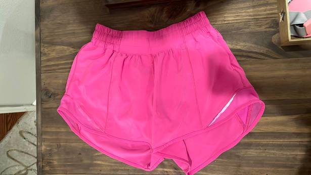 Lululemon Hotty Hot Shorts 4” Sonic Pink