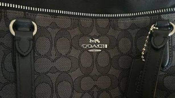 Coach Black And Grey  Purse