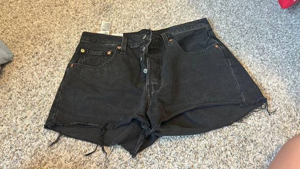 Levi’s 501 Black Denim Shorts