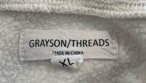 Grayson Threads  Lucky Cropped Sweatshirt Women’s XL
