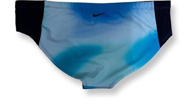 Nike  Womens Bikini Swim Bottom Blue Tie Dye L New