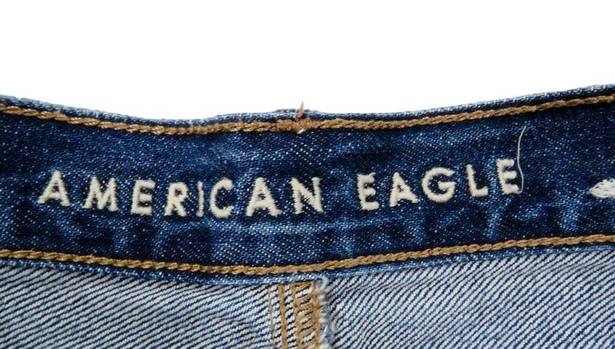 American Eagle  '90s Boyfriend Short Ripped Denim Jean Shorts Size 2