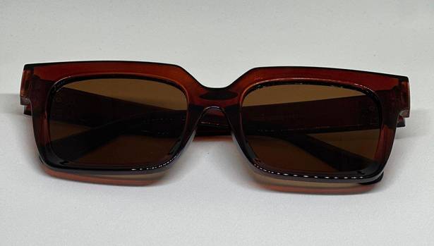 Brown Squared UV Protection Sunglasses