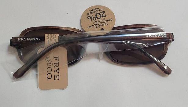 Frye NWT  and Co. Women's Brown Rectangle Sunglasses