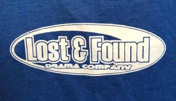 Krass&co Lost & Found Drama  VTG Screen Stars Blue Graphic T-shirt