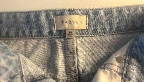 PacSun Light Blue Jean Skirt