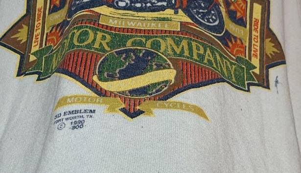 Krass&co Vintage 1990 Harley-Davidson Motor  Crewneck Sweatshirt Size XS/Small