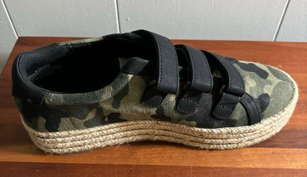 mix no. 6  LEIA ESPADRILLE PLATFORM SNEAKERS WOMENS SIZE 8