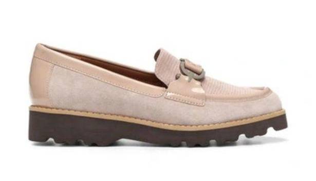 Donald Pliner  Clio Slip-on Chunky Loafer Calf Suede Blush Size 12 NEW (Sold Out)