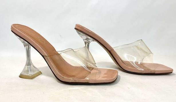 EGO  Perspex Heel Clear Heel Mules size 38 EU