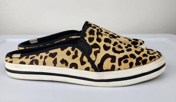 Keds  for Kate Spade Calf Hair Slip On Mule Animal Print Size 9.5