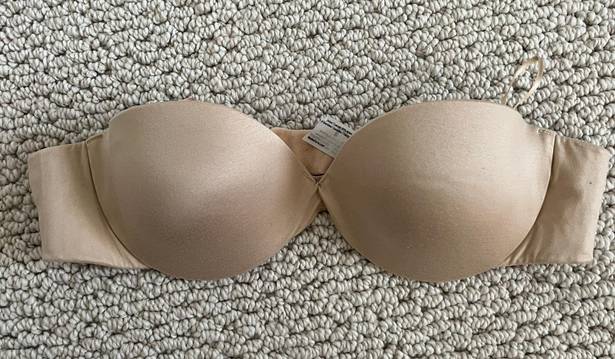 Maidenform Nude Strapless Push Up Bra