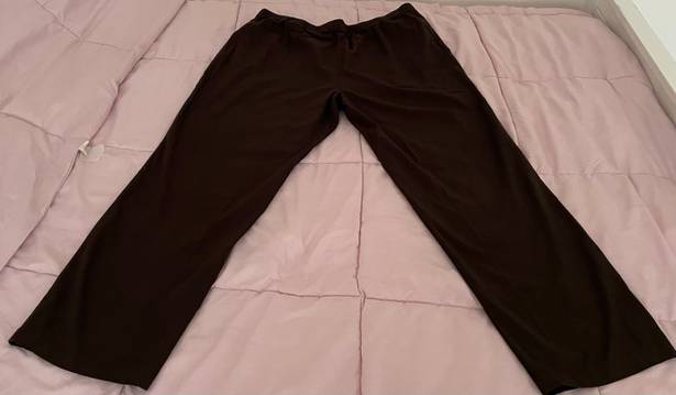 Orvis NWT  Brown Pull On Elastic Waist Tencel Pants, size XL