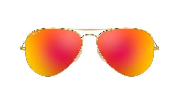 Ray-Ban Orange-red Flash Aviators