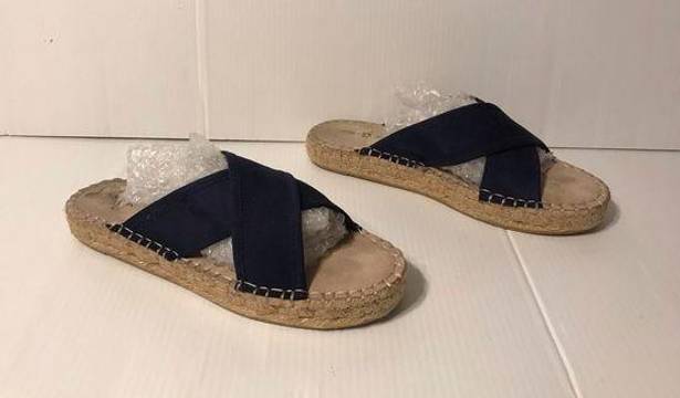 Seven Dials  espadrille slide on sandals size 9 1/2 M