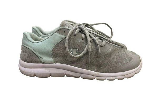 Champion  Womens Gray Lightweight Lace Up Athletic Sneakers Shoes 8.5 M