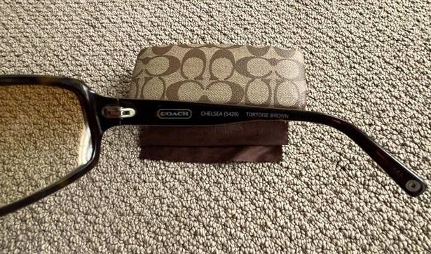 Coach Chelsea Sunglasses in Tortoise Brown with Case