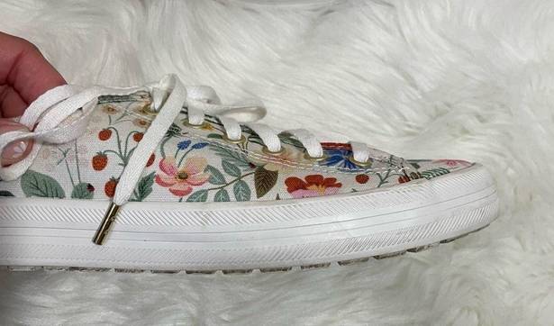 Keds  x Rifle Paper Co. Kickstart Strawberry Fields Sneakers