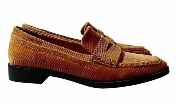 sbicca  Vintage Collection Shoes Dark Tan Corduroy Penny Loafers Women’s Size 8