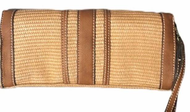 Krass&co G. H. Bass &  Clutch Wristlet, Brown, Tan