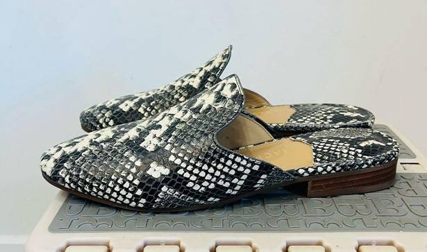 Jack Rogers  Delaney Snake Print Women's Slip-On Mules size 6.5