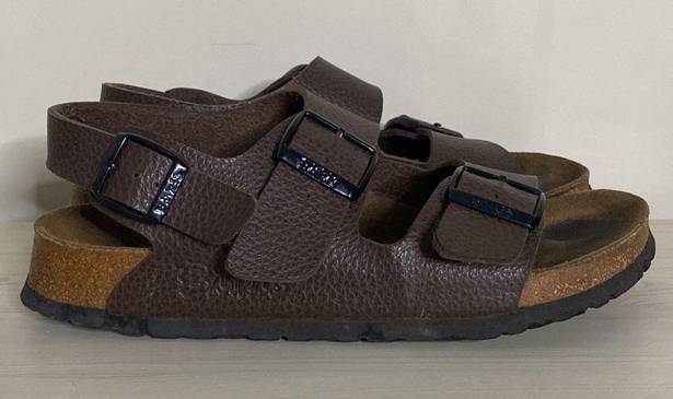 Birkenstock Birki's by  Brown Dual Front Strap Sandals Size EUR 38 Womens/Mens