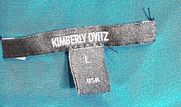 Kimberly  OVITZ Large Rouran Dress Teal